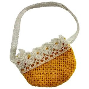 1995 Mattel Li'l Friends of Kelly Chelsie Yellow Doll Purse #14852 Doll Clothes